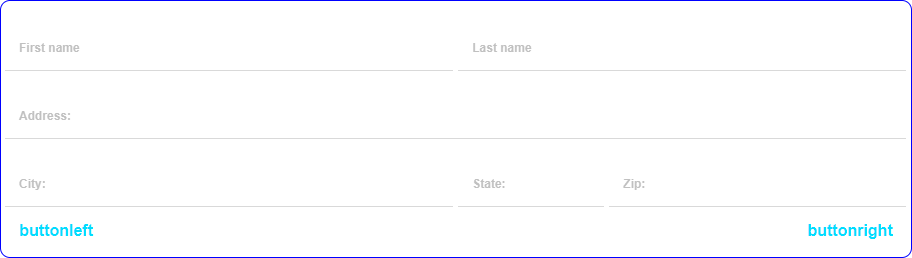 CSS Grid container rendered on a larger screen